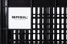 Load image into Gallery viewer, Basil Bicycle Crate S 17.5L Black Recycled