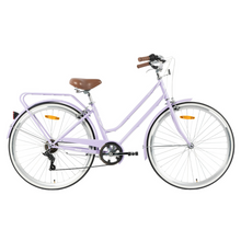 Load image into Gallery viewer, Pedal Uptown Classic Vintage Cruiser Bike Lilac + premium accessories / unisize