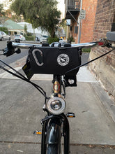 Load image into Gallery viewer, city commuter head badge shot with ULAC handle-bar bag
