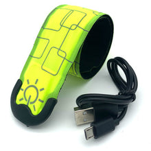 Load image into Gallery viewer, Monkeysee LED Slap Band Yellow
